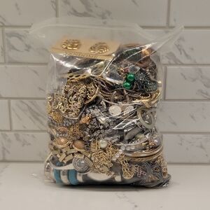Mixed Mystery Bag Of Jewelry Modern Vintage 5 Lbs